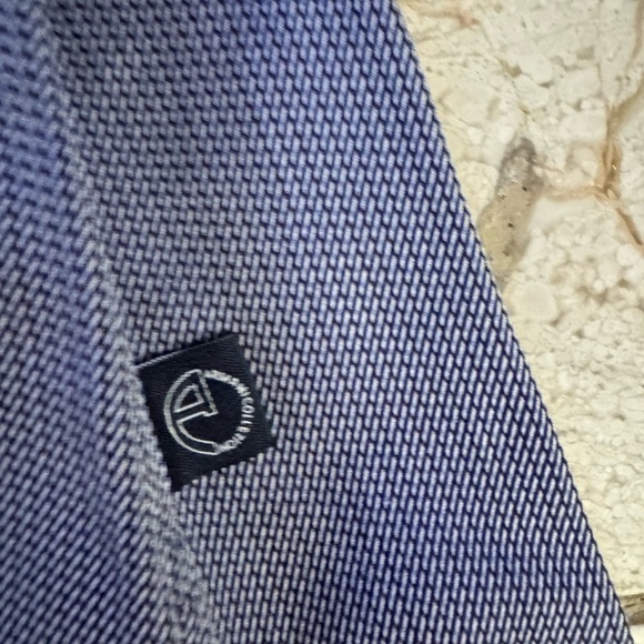 Armani Collezioni Blue Button Down Dress Shirt Size XXL - Picture 3 of 5